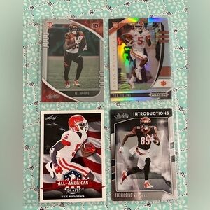 🏈 Tee Higgins, 4 NFL Football Sports Trading Cards